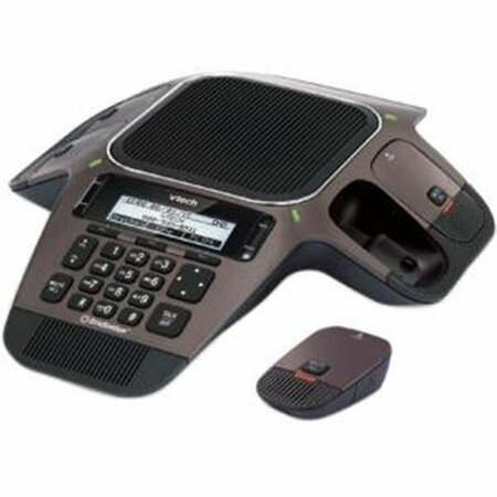 ABACUS ZM6793 ErisStation SIP Conference Phone with Four Wireless Microphones - Gun Metal AB3537581